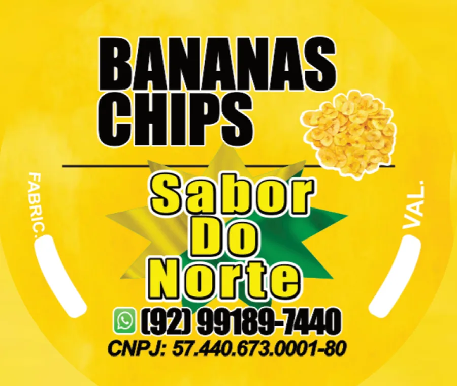 Banana Chip – Sabor do Norte — Alimentos, Comércio em Campo Grande/MS