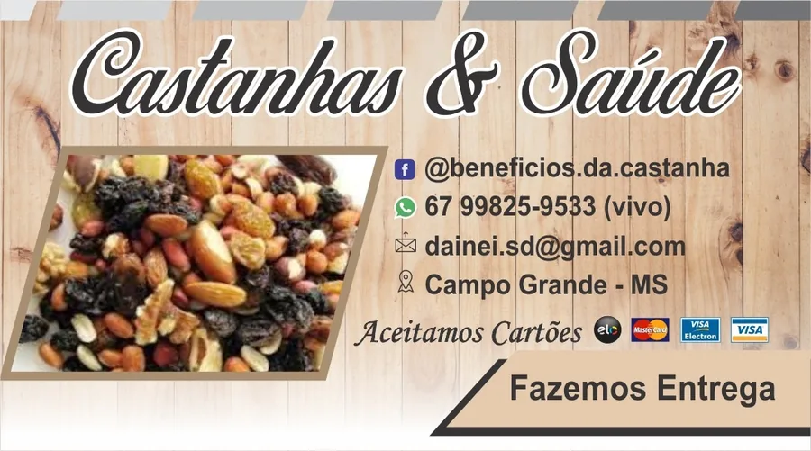 Castanhas & Saúde — Alimentos, Comércio em Campo Grande/MS